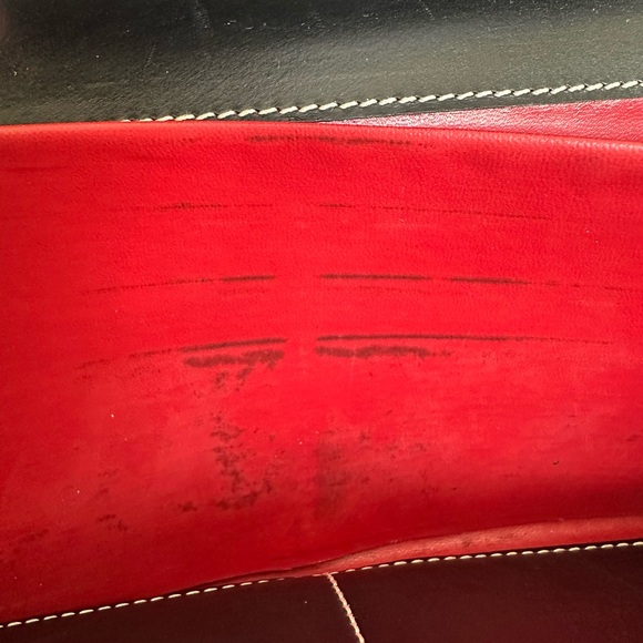 Dooney & Bourke Signature Mini Bag or Wrislet or Clutch, Black/Gray, EUC - Picture 10 of 11